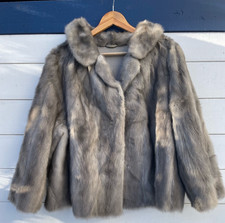 Echtpelz  Nerzcape silber-grau