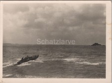 2 x Foto, alte Presse Foto's, Wehrmacht, Sturm Boot und Barkasse (MJ-45)1025