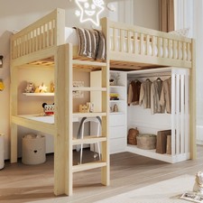 Hochbett mit schreibtisch - hochbett,