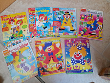 7 Bastelhefte-Fensterbilder Clowns von Creativ Idee + Familie&Co