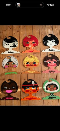 Vintage kinder kleiderbügel - 9, kinder-kleiderbügel