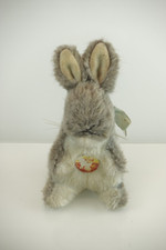 Steiff "Manni" Hase 1502/10 mit Brustschild ohne Knopf und Fahne