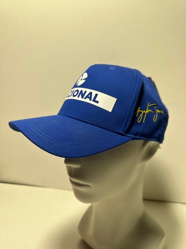 Ayrton senna nacional - cap, blau