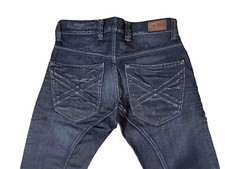 Pepe Jeans London Herren Hose 32 grau blau Dark baggy bequem 100% cotton pant ✅