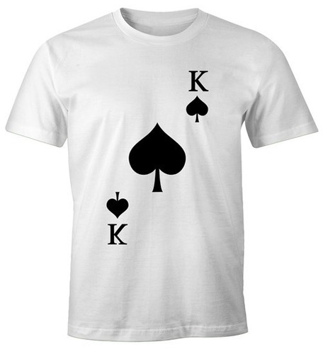 Herren shirt kartenspiel - t-shirt,