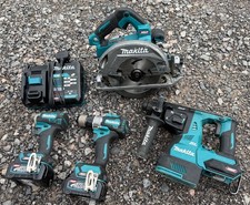 Makita 40V TD001G Schlagschrauber, HP001G Kombi, HR003G SDS Hammer, HS004G RUND-S FLEDERMAUS