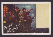 Ansichtskarte Posaunenchor Neujahrsgruß