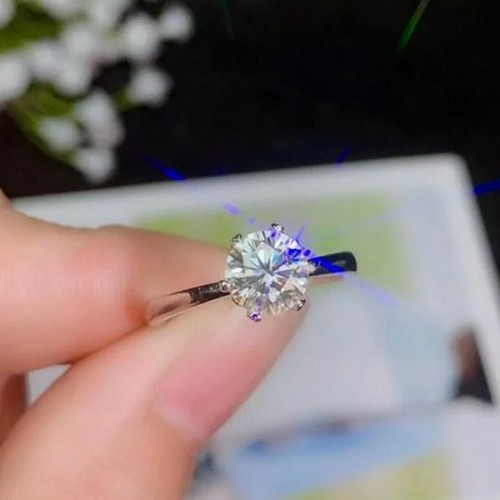 Rund diamant solitär - 1,00,