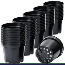 50 x Pflanztopf 7,5 L schwarz