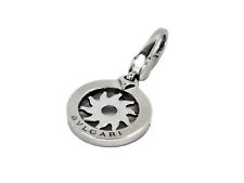 Bvlgari Charm Sun Anhänger - Massiv 18k Weißgold Bulgari Charm "Sonne" Anhänger!