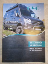 ORC Exlusiv Reisemobil Zubehör Mercedes Sprinter 5,0t Prospekt