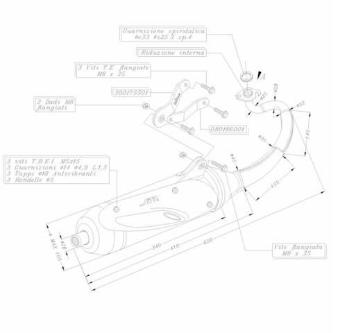 0716 auspuff leovince sito - auspuff,
