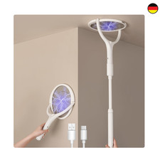 Elektrische Fliegenklatsche Rotierender Kopf Wiederaufladbar USB-C