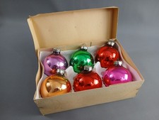 6er-SET DDR Christbaumkugeln