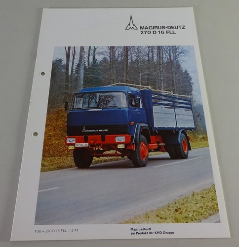 Prospekt magirus deutz - prospekt, lkw