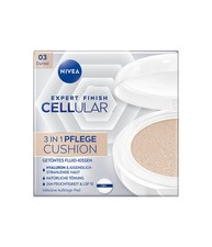 NIVEA Expert Finish Cellular 3in1 Pflege Cushion Make-Up 03 Dunkel LSF15 15ml