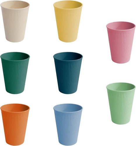 Becher set kunststoff 350ml - becher,