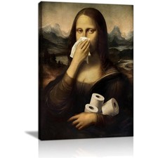 Leinwand Wandbild lustige Mona