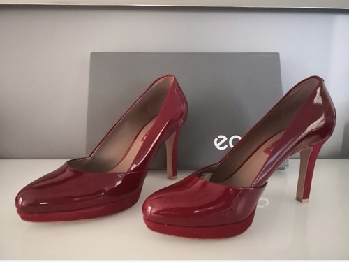 Ecco lack high heels - high, gr