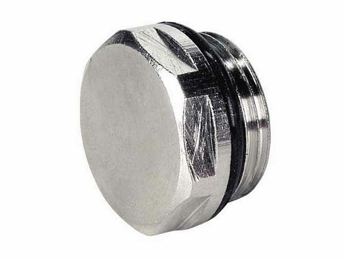 Blindstopfen ring chrom - 1/2",