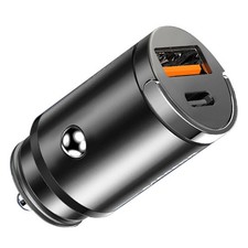 200W Dual USB Typ-C QC 3,0 Auto Telefon 30W Schnellladegerät Adapter 1stk