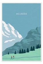 Poster Allgäu - Katinka