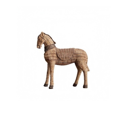 Geflochtene pferdefigur - geflochtene,