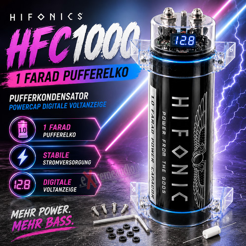 Hifonics hfc1000 pufferelko - pufferelko, 1