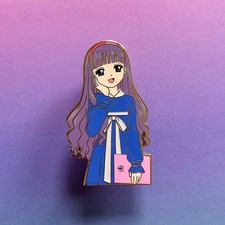 Cardcaptor Sakura CCS Tomoyo Daidouji Tomoyo Chan enamel pin by disneylagoon