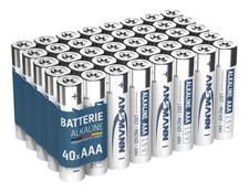 ANSMANN Batterien AAA 40 Stück, Micro Batterie für Lichterkette, Spielzeug