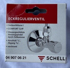 Schell Eckventil Eckregulierventil 1/2" Comfort- Griff verchromt