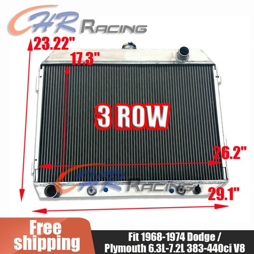 Row radiator for - row,