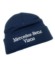Original Mercedes-Benz Viano Wollmütze Strickmütze Mütze dunkelblau