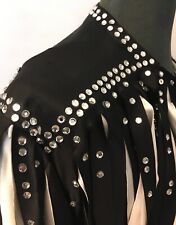 Michael Jackson Styl -  Ledejacke transparent - Gr. 46/94 mit Swarovski Straß