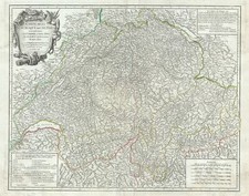 1756 Vaugondy Karte der