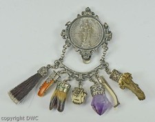 Trachtenrockstecker Rockstecker mit Anhänger aus 835 er Silber Tracht Damen top!