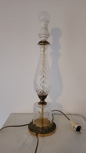Lampenfuß vintage kristall - lampenfuß,