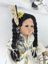 Künstlerpuppe, Porzellan, Tiny Blossum v. Linda Valentino Michel + Zertifikat !