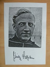 Fritz Szepan - Schalke 04 - 30-40ger Jahre (Kopie, Unterschrift gedruckt) 75x110
