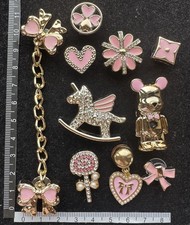 10 Stck. Gold Rosa Pegasus