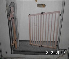 HOLZ-Teppenschutz-Gitter " Geuther " Buche natur, Lichtebreite 0,86 cm - 1,04 cm