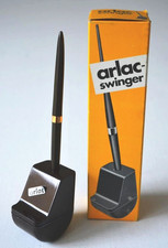 arlac swinger Kugelschreiber Stifthalter, braun. 70er Jahre, Vintage, OVP