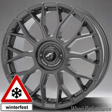 19 Zoll DX10 Alufelgen 8,5x19 5x108 ET45 in grau matt für Peugeot Toyota Volvo