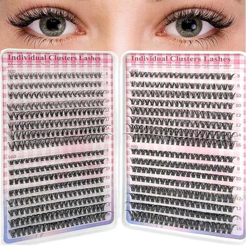 Wimpern cluster 640 pcs - cluster,