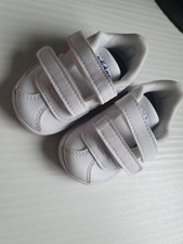 Baby Schuhe Gr.17/18 Weiß Adidas Wie Neu 