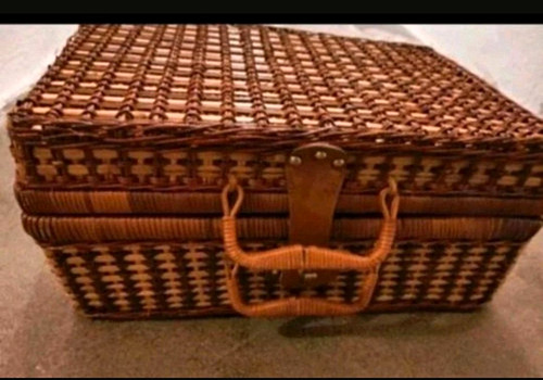 Picknickkorb mit geschirr set - picknickkorb,