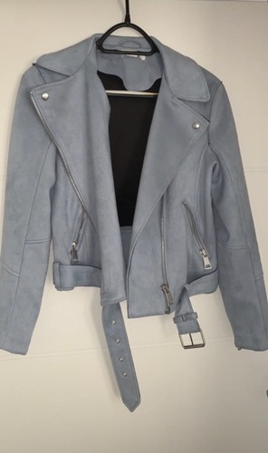 Leder jacke wildleder - leder, s,