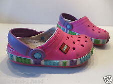 AKTION # org. CROCS LEGO Gr 29 - 31 pink Fell Mädchen Schuhe Pantoffel Schlappen