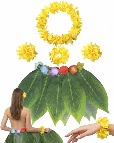 Hawaii kostüm set damen - hawaii,