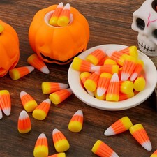 Halloween Candy Corn Beads 50 Stück Künstliche Maisperlen Dekorieren